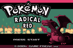 Pokemon Radical Red (Hack) — Title screen